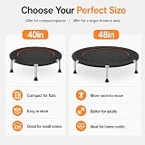 Panana Foldable Mini Trampoline 48 Inch Fitness Rebounder 150kg Capacity view 9