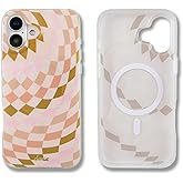 Sonix Case for iPhone 16 Plus | Compatible with MagSafe | 10ft Drop Tested | Checkered Neutrals