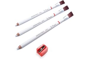 Pasler® Eraser Pencils 7802 Perfection Detail Eraser Pencil with Brush and Sharpener, Perfect for sketches and Coloured Illus