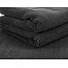 Chemical Guys MIC_805_3 Monster Edgeless Microfiber Towel, Black (16 in. x 16 in.) (Pack of 3)