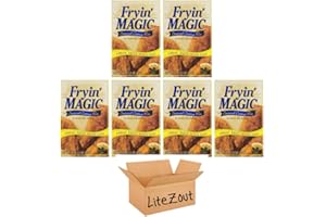 Frying Magic Seasoned Coating Mix 16oz (6 pack), by Litezout