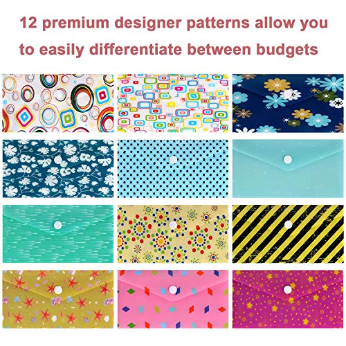 Cash Envelopes Plastic for Budget System - Money Envelopes for Budgeting and Saving, 12 Pack of Asso - //medicalbooks.filipinodoctors.org