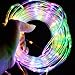 Solar Rope String Lights Waterproof 33ft 100 LED Copper Wire Outdoor Fairy String Light Solar Powered Christmas Decoration light Ambiance Lighting for Halloween Patio Garden Party Wedding(Multi-Color)
