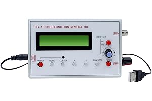 DEARSEE FG-100 1Hz-500KHz DDS Function Signal Generator Frequency Counter Signal Source Module Sine Square Triangle Sawtooth Waveform