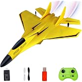 MAXBECK Remote Control Wireless Airplane Toy with Lights, Su-35 Rc Glider 2 Channel 2.4 GHZ Remote Control Planes, Outdoor Foam Rc Aircraft for Hobby Rc Airplanes