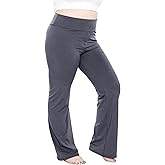 STRETCH IS COMFORT Women Plus Size High Waist Ultra Flex Capri and Full-Length Bootcut Yoga Pants | Comfy Leggings | XL-7X