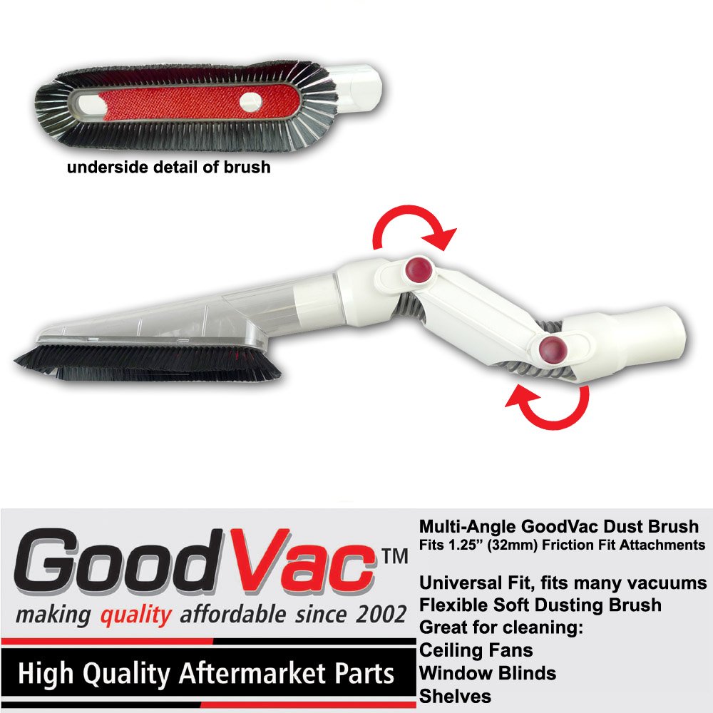 Multi Angle Ceiling Fan Soft Dusting Brush Flexible 18 Friction