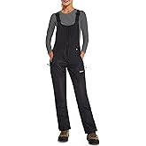 DAFENGEA Women's Ski Bibs Snow Pants Adjustable Straps Overalls -Waterproof Insulated Outdoor Snowboarding