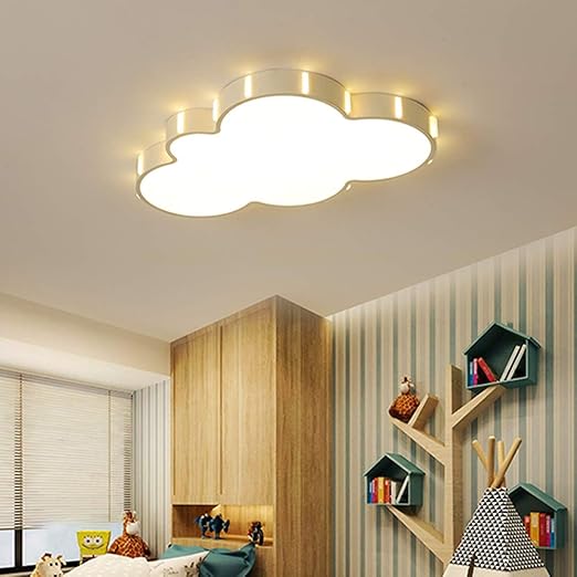 Ultra Dunn Led Deckenlampe Weiss Karikatur Kunst Wolke Design Deckenleuchte Fur Kinderzimmer Junge Madchen Schlafzimmer Studierzimmer Balkon Modern Decken Panel Beleuchtung Dimmbar Mit Fernbedienung Amazon De Beleuchtung