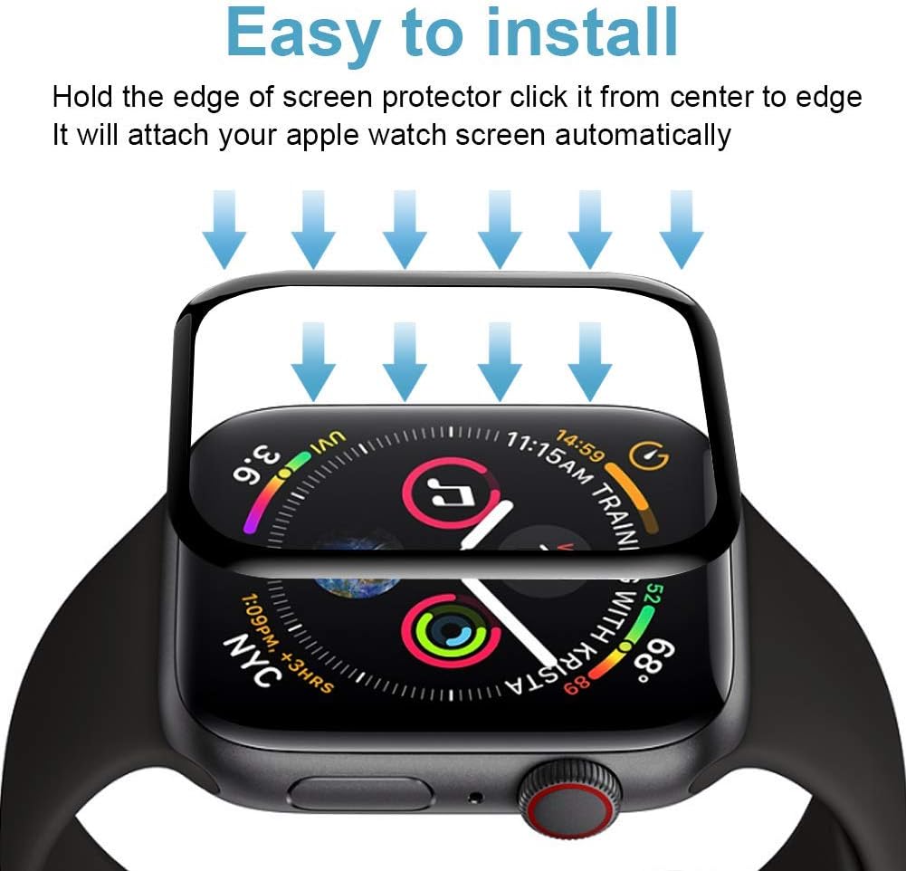 LucBuy 2 PCS Screen Protectors for Apple Watch Series 1-5 38 40 42 44mm - Image 3