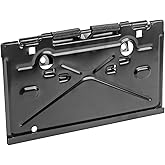 Rear License Plate Tag Bracket with Hinge Compatible with 1968-1972 Chevy Impala Chevelle Camaro Caprice Monte Carlo Nova