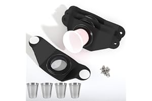 GRIIYAKII Shot Holder Ski Board DIY Mount Kit,Create Your Own Drinking Board with Wine Glass Holders and Shot Cups