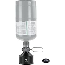 CAMPINGMOON Refillable 35g Propane Canister - EN417 Valve W/ Adapters (Z15/Z22) For Camp Stoves