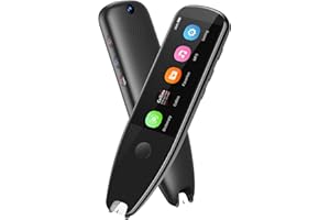 Scan Reader Pen, OCR Digital Translation Pens Scanner 112 Language Translator Device Support Text Extract Intelligent Recordi