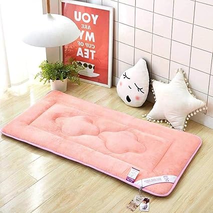 Enfants Sol Mat Matelas Bebe Enfants Jouer Jeu Coussin Ramper Coussin Dormir Assis Epaissie Sieste Tapis Rose 60x1x4cm Amazon Fr Cuisine Maison