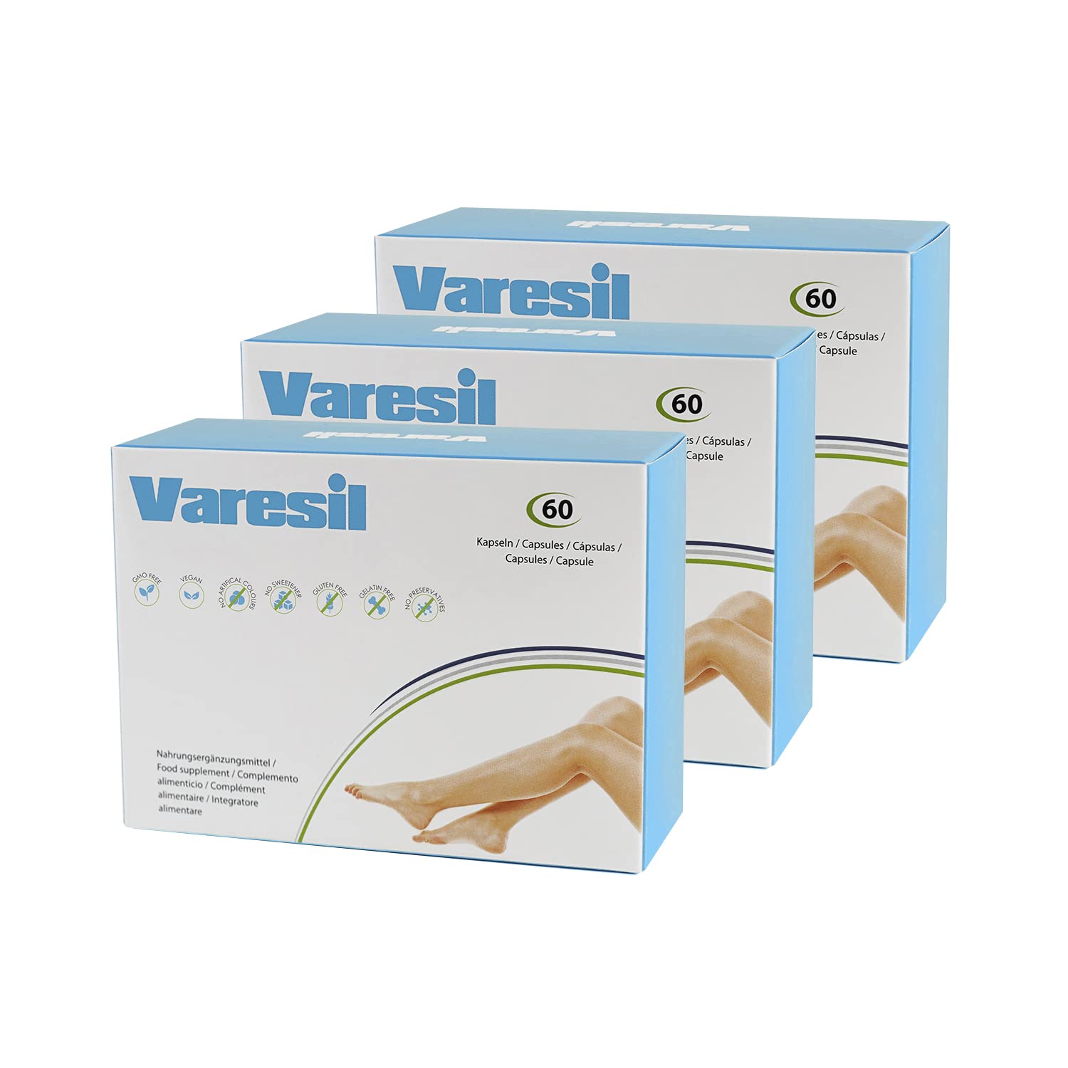 Varicose Veins - 3 Varesil Pills: Pills to Prevent varicose Veins