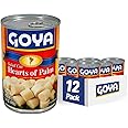 Goya Foods Salad Cut Hearts of Palm (Palmitos), 14-Ounce (Pack of 12)