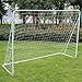 KLB Sport 7' x 5' Steel 3 in 1 Soccer Goal Targets W/Nets (Black)