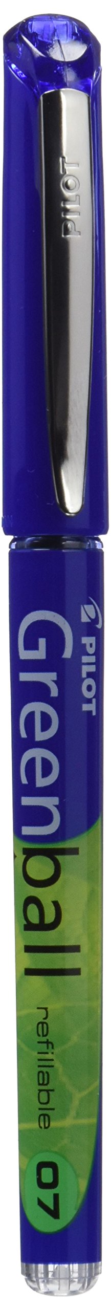 Pilot Begreen Recycled Greenball 7 Liquid Ink Rollerball 0.7 mm Tip (Box of 10) - Blue
