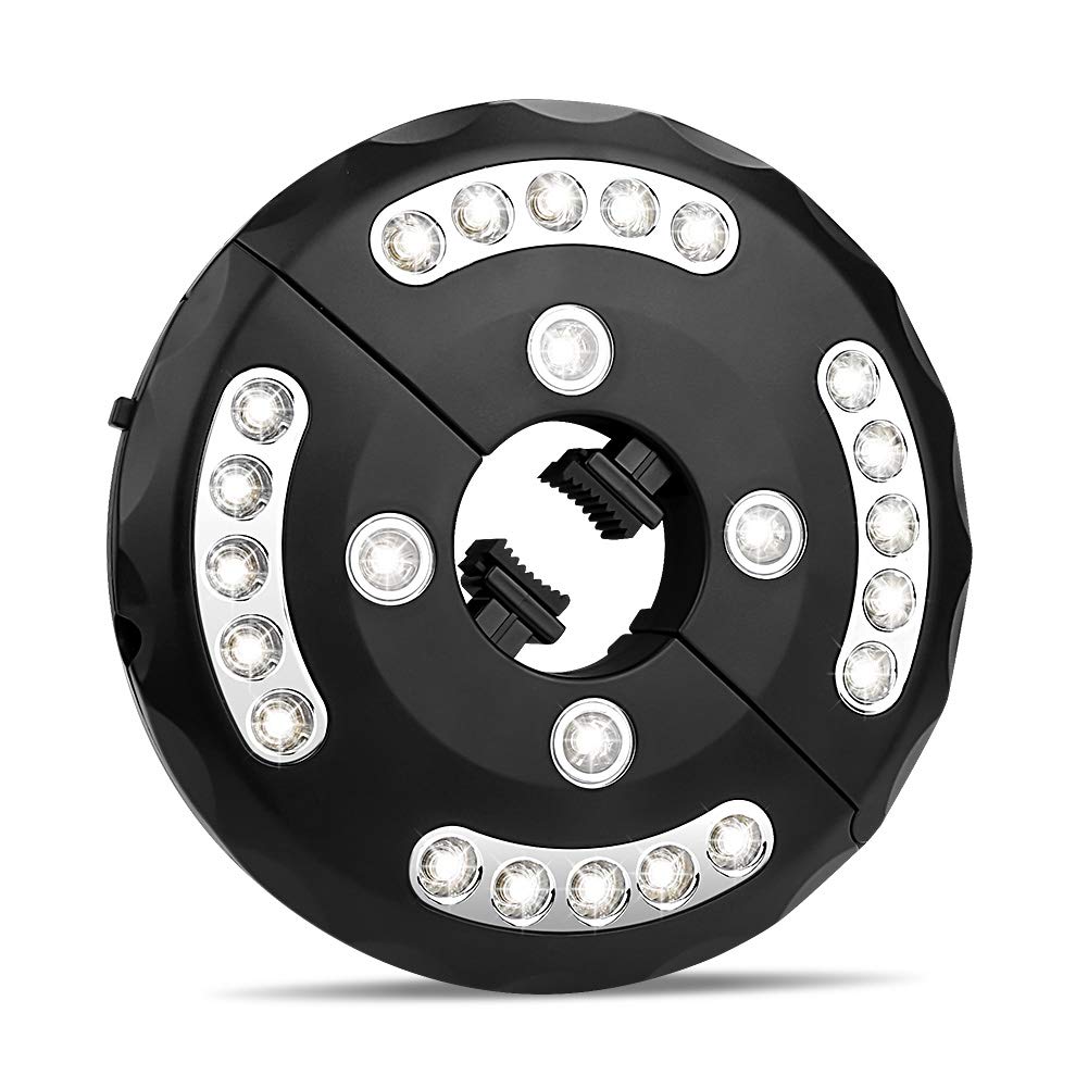 Valinks Patio Umbrella Lights Rechargeable 24 Leds Cordless Umbrella Pole Light 12 000 Lux Umbrella Led Night Light Battery Operated For Umbrellas Camping Tents Or Outdoor Use Cjp Org In