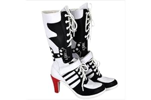 WEITEC Cos Cobbler Cosplay Boots Boot Shoes Shoe for Suicide Squad Harley Quinn