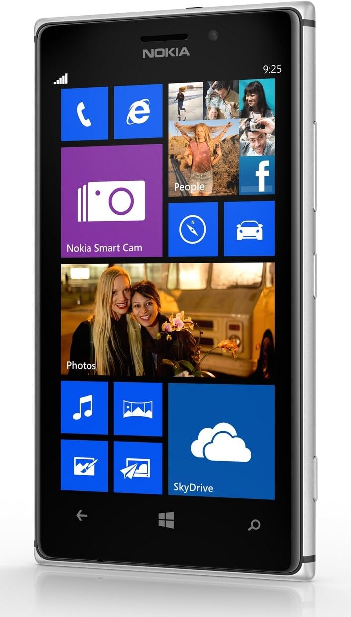 Amazon Com Nokia Lumia 925 White 16gb Rm 892 Factory Unlocked Lte