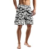 domirica Shorts Men Casual Men Beach Shorts with Elastic Waistband Wide Leg Summer Pants Breathable Plus Size Activewear