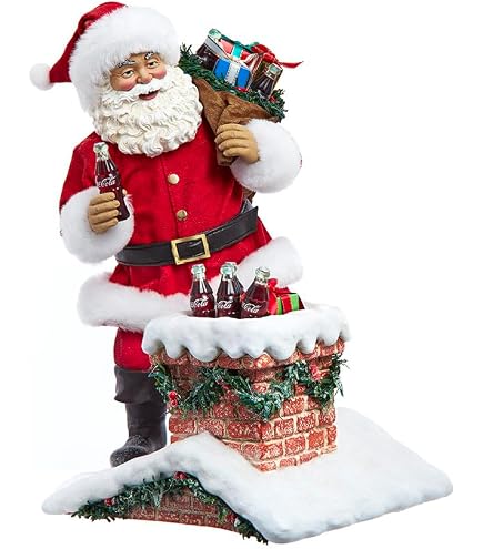 Amazon.com: Kurt Adler CC5202 Santa, Multi, Multicolor : Home