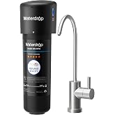 Waterdrop 10UB Under Sink Water Filter System with Dedicated Faucet | Reduces PFAS, PFOA/PFOS, Lead, Chlorine, Bad Taste &amp; Odor, Under Sink Water Filter, NSF/ANSI 42 Certified, 1 Year