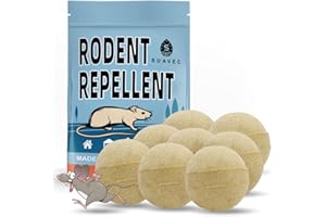 SUAVEC Rodent Repellent, Mice Repellent, Peppermint Oil to Repel Mice and Rats, Mouse Repellents, Rat Repellent for House, RV Rodent Repellant, Mice Away Repellent for Indoors, Rat Deterrent-8 Packs