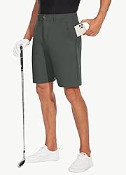 JWM Mens 9" Stretch Golf Shorts - Lightweight