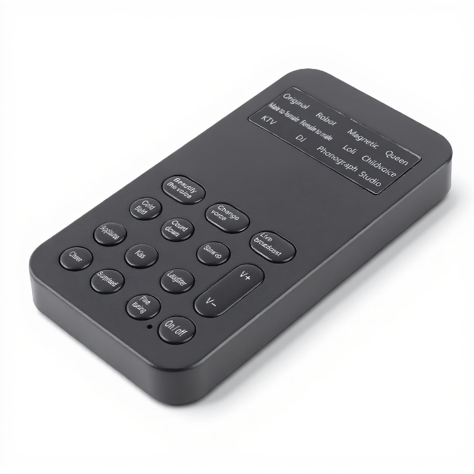 Mini Voice Changer Sound Card for Computers, Sound Converter with 8 Different Voice Changes, Suitable for Computers, Phones, Tablets and Gaming Device