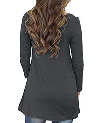 Miskely Women's Long Sleeve Casual Scoop Neck Tees