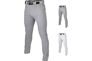 Easton Mens Mojo Baseball Pants | Full Length Semi-Relaxed Fit | Adult Sizes | Multiple Colors