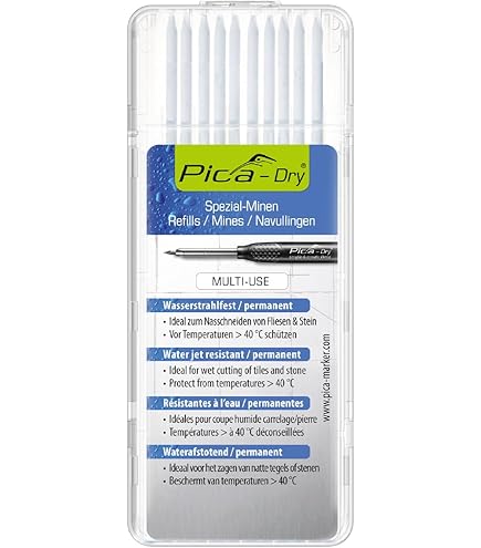 Pica 55010 Marker Pen Set for Carpenters, Carpenter's Pencil - for