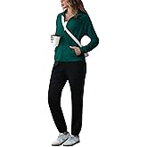 Marvmys Color Block Tracksuit for Women 2 Piece Outfits Fall Sweatsuits Zip Up Jogging Suit Long Sleeve Jogger Lounge Sets