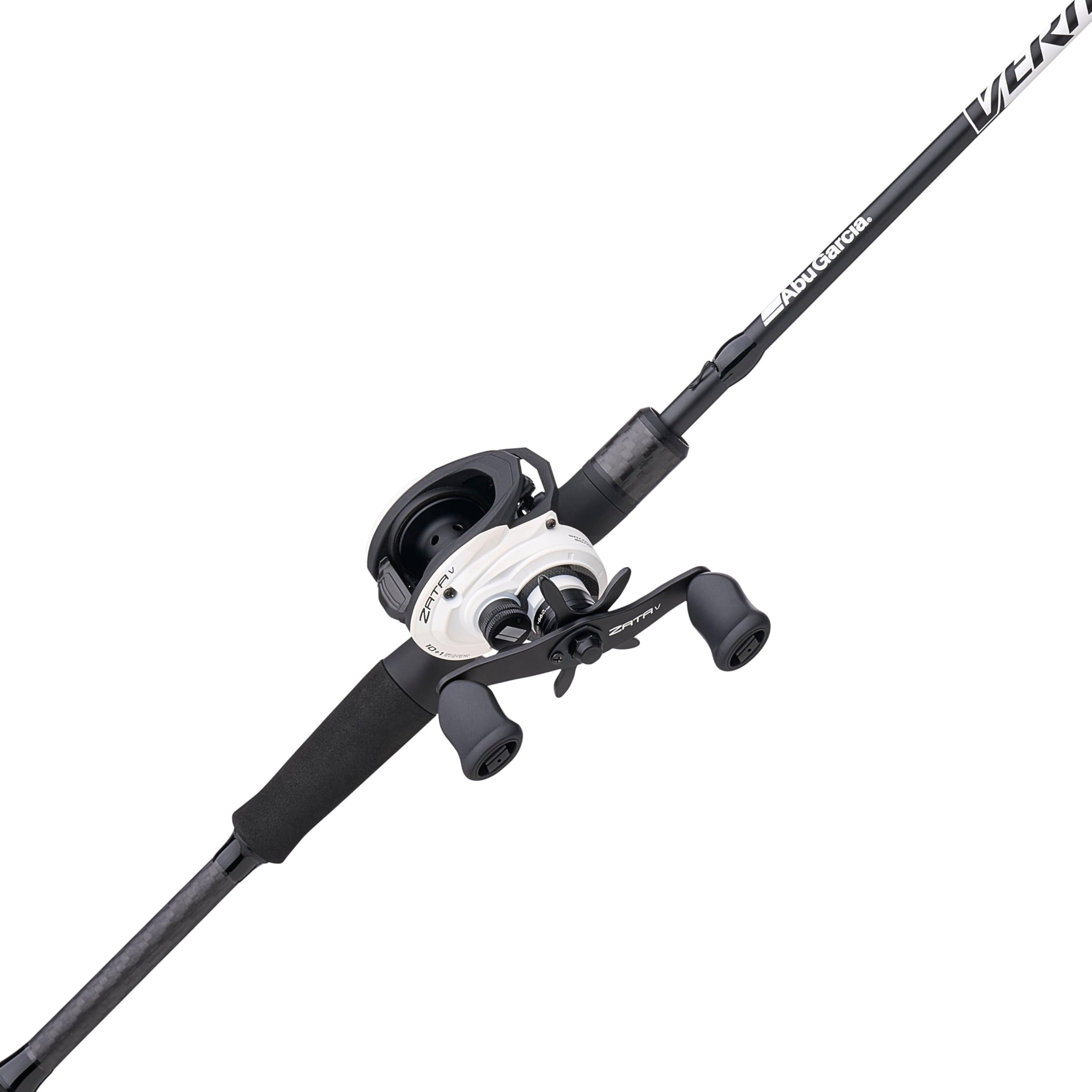 Photo 1 of *****FACTORY SEALED**** Abu Garcia 7'3" Veritas Low Profile Baitcast Reel and Fishing Rod Combo, Low Profile Reel with 11 Stainless Steel Ball Bearings, Carbon Matrix Drag System, Graphite + Powerlux 100 Rod Blank