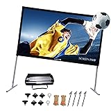 SCREENPRO 120inch Projector Screen with Stand, Fast