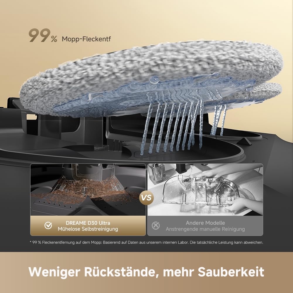 dreame L40 Ultra A Saugroboter mit Wischfunktion mit 24.000 Pa Saugkraft 8