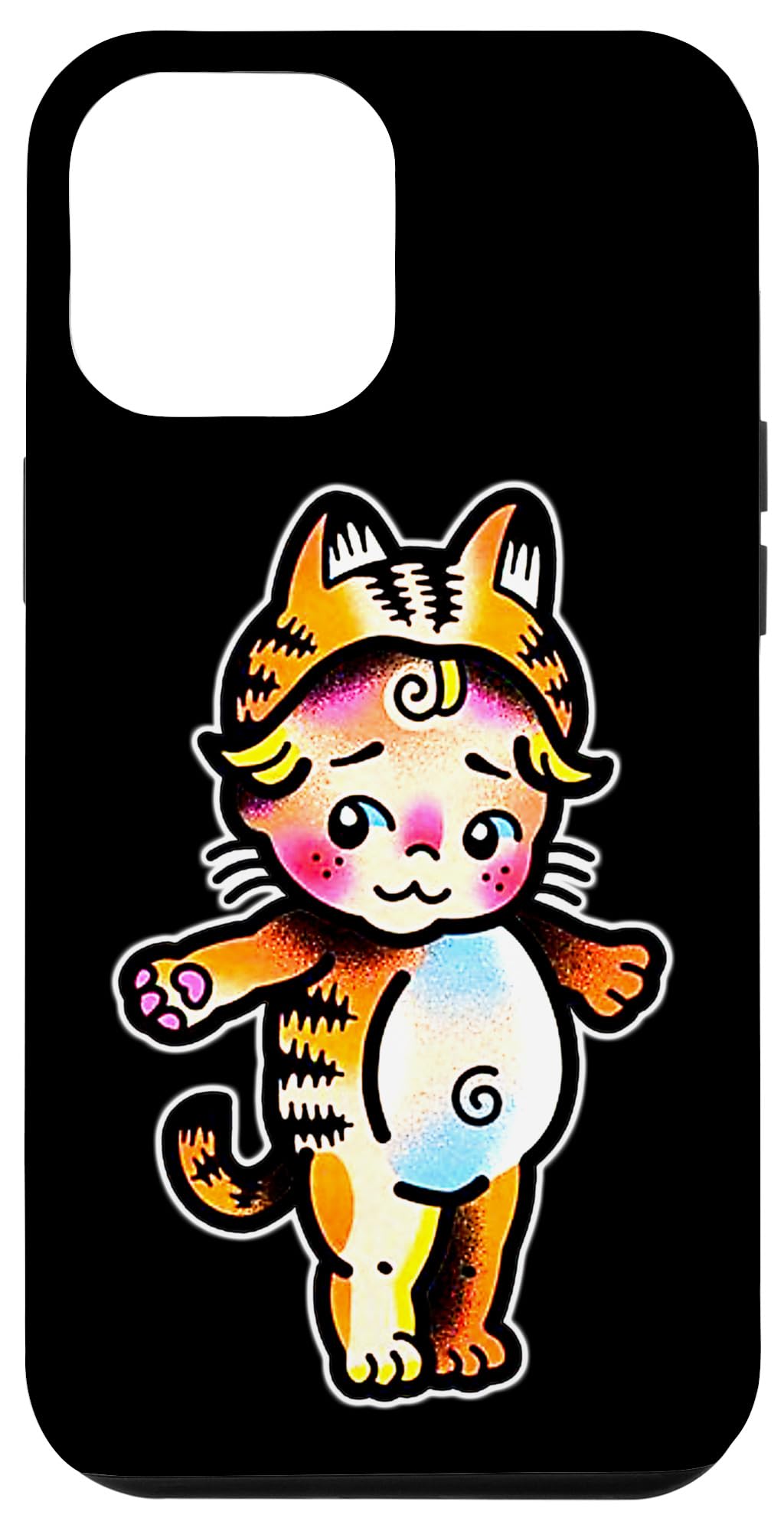 iPhone 15 Pro Max Kewpie Baby Tiger Cat Case