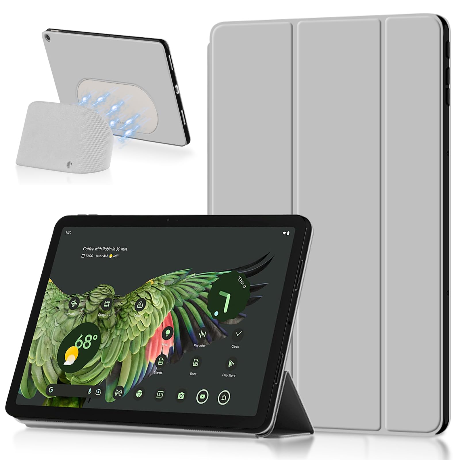 Miimall Case Compatible with Google Pixel Tablet 2023 11inch leather Case