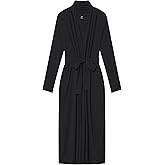 Lunya SlumberKnit Maxi Robe – Long Robes for Women in Organic Cotton and TENCEL with Pockets – Sizes and Colors Available