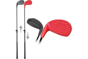 KOFULL Golf Clubs with Extendable Shaft 1 or 2 PCS – Backyard Outdoor Golf Club with Oversize Club Head for Golf Game with Bu