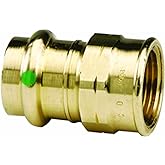 Viega 79300 ProPress Zero Lead Bronze Adapter with Female 1/2-Inch by 1/2-Inch P x Female NPT, 10-Pack
