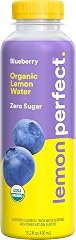 Lemon Perfect Blueberry, Hydrating Flavored Lemon Water, Zero Sugar, Delicious and Refreshing, Organic, 15.2 fl oz Bottle