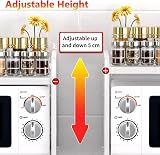 Multibao Expandable Microwave Oven Rack 2 Tier Adjustable 40-64cm White view 9