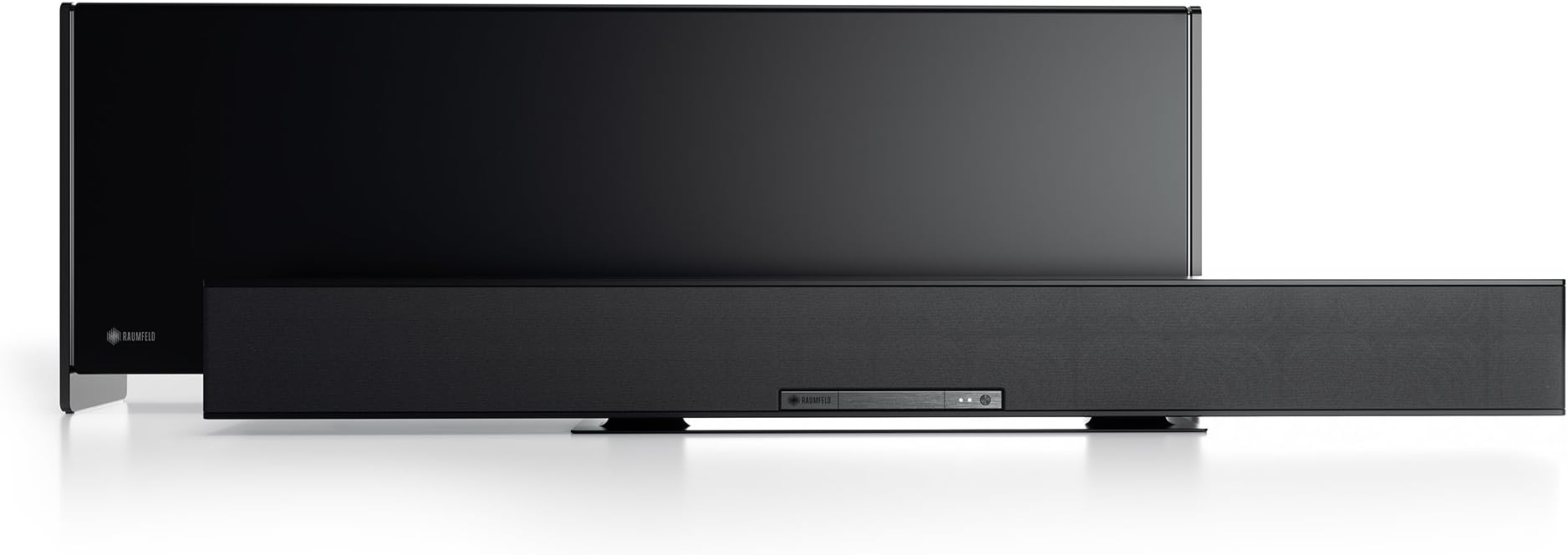 Raumfeld Wireless Streaming Soundbar with Slim Wireless Subwoofer (Black)