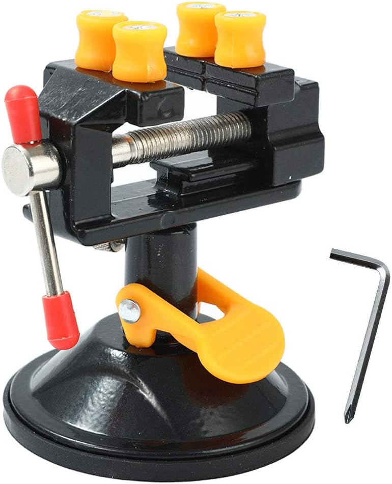 Bestgle Mini Drill Press Vise Clamp 360 Degree Rotation Table Bench