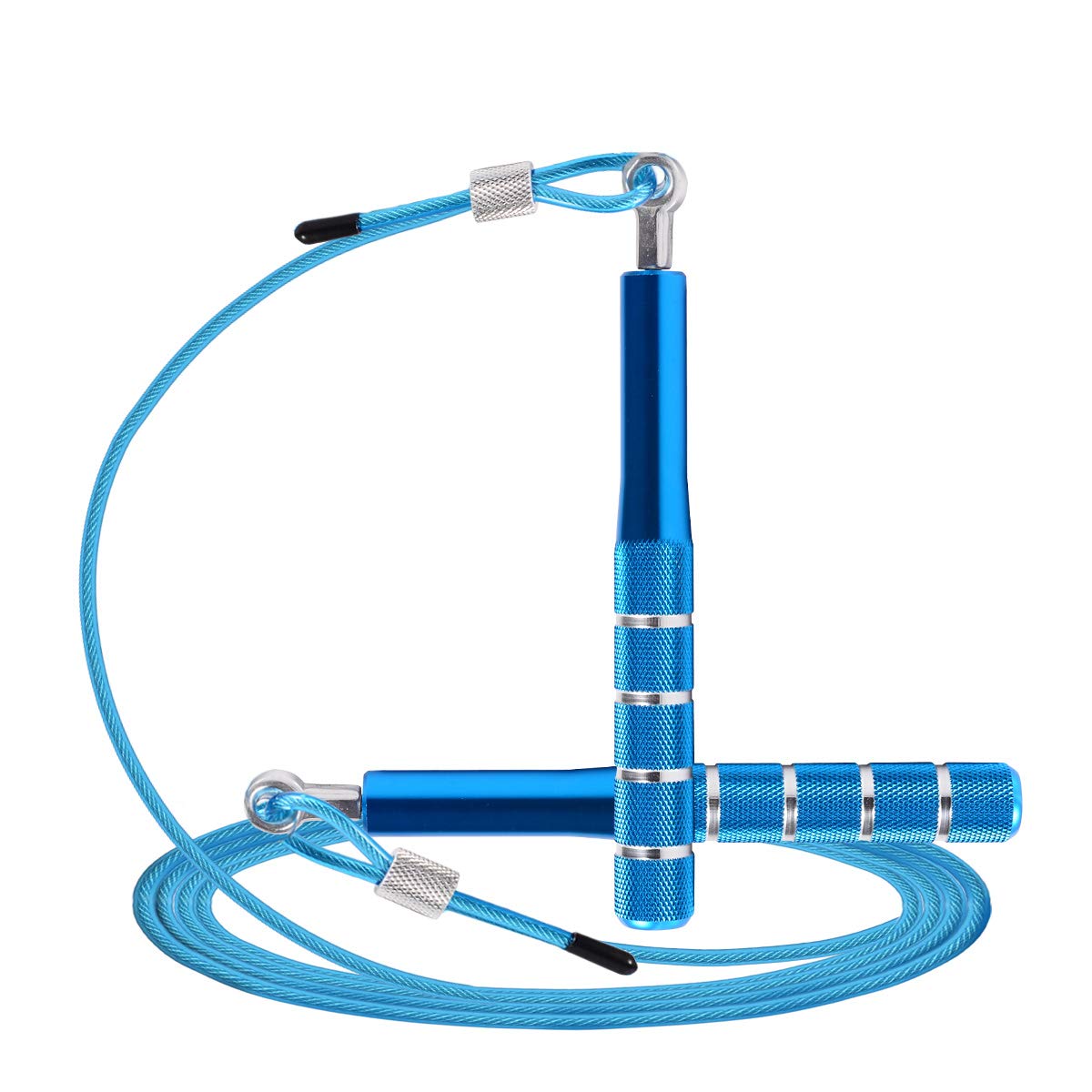 Jump Rope, Wastou Speed Jumping Rope for Training Fitness Exercise, Adjustable Adults Workout Skipping Rope for Men, Women, Kids, Girls