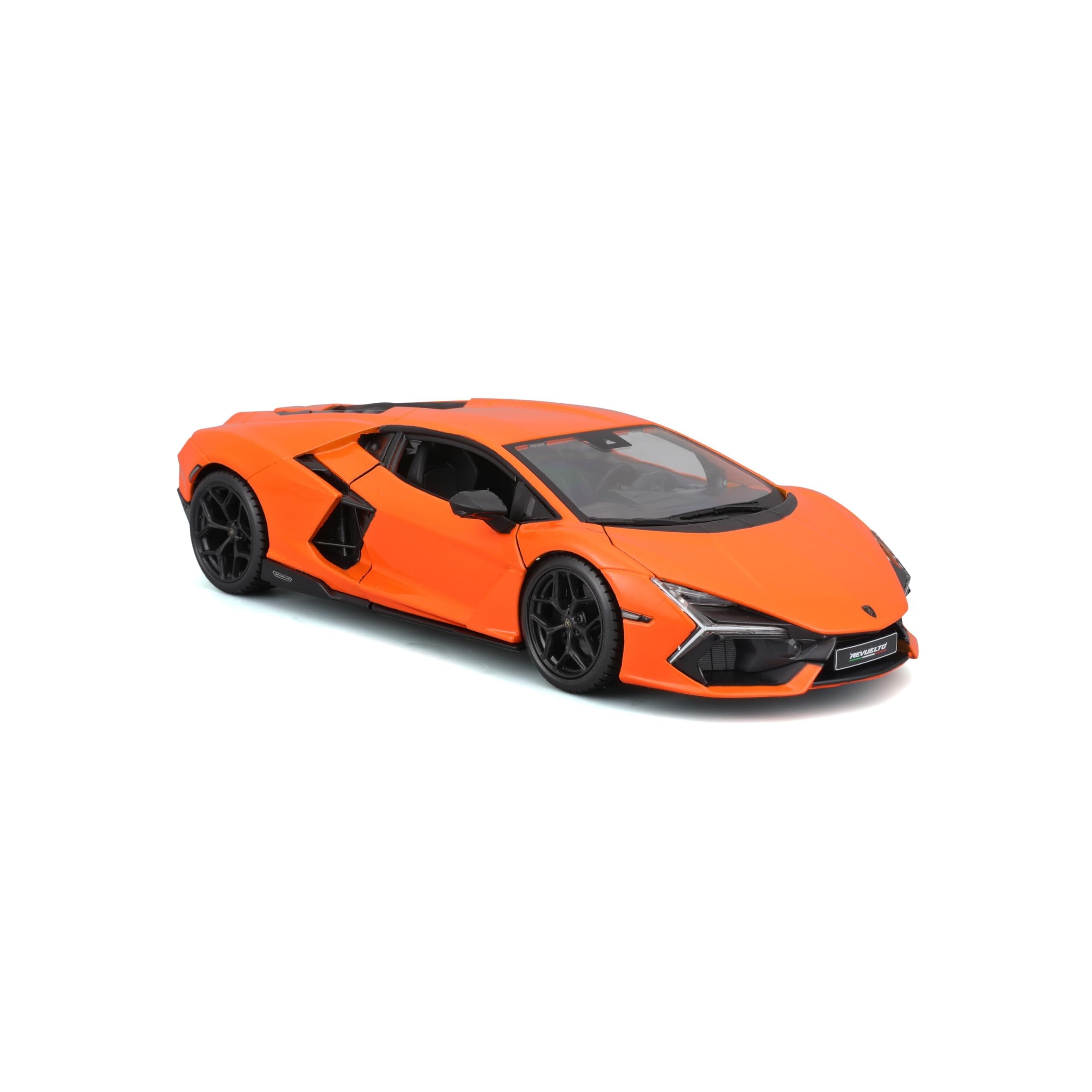 Bburago - Lamborghini Revuelto - Realistisches Automodell im Maßstab 1:24, Diecast Replica mit zu öffnenden Türen, Offizielle Lamborghini Lizenz, Empfohlenes Alter 3+ Jahre 7